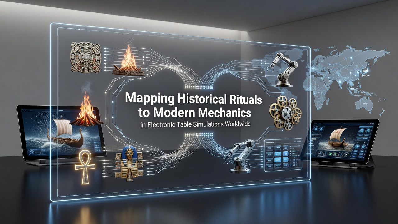 Historical table game rituals transitioning into digital simulations across global platforms